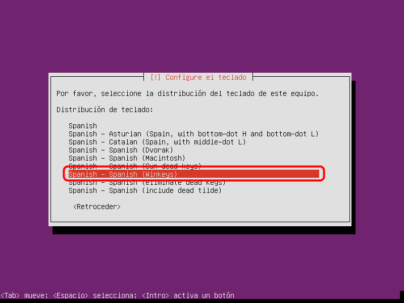 Ubuntu Server. Instalación