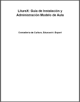 LliureX - Guía de Instalación y Administración Modelo de Aula 05.09r1 - 200610