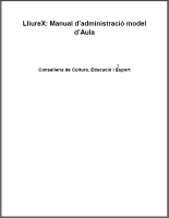 LliureX - Guía de Instalación y Administración Modelo de Aula 05.09r1 - 200610