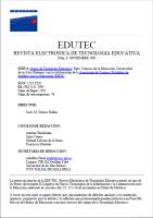 Revista Edutec - nº 0 - 1995-11