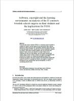 Revista Int. FOSS Law Review - vol 8 nº 1 - 2016-12