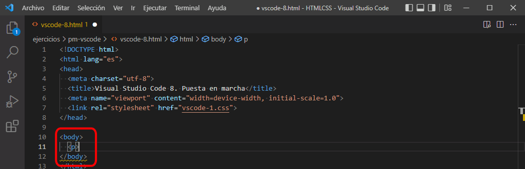 VSC. Extensión Lorem Ipsum