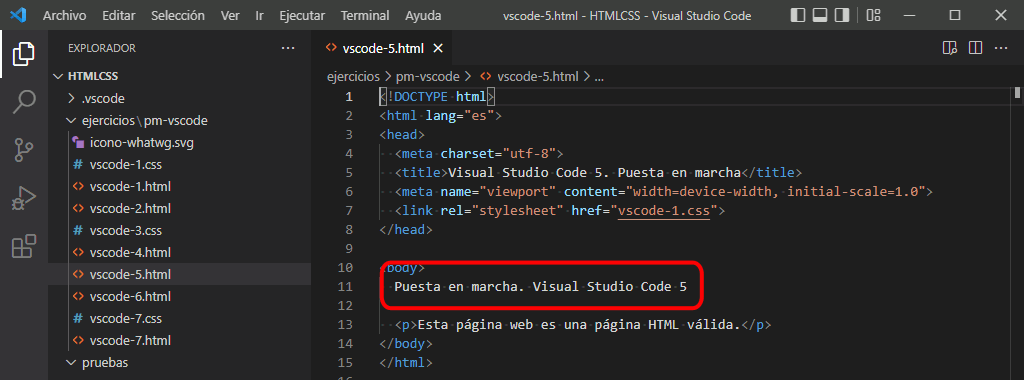 VSC. Extensión Tag Inserter