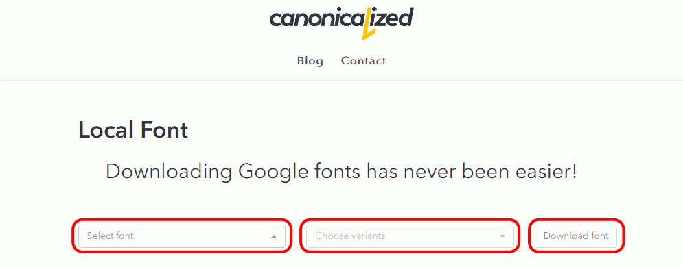 Canonicalized