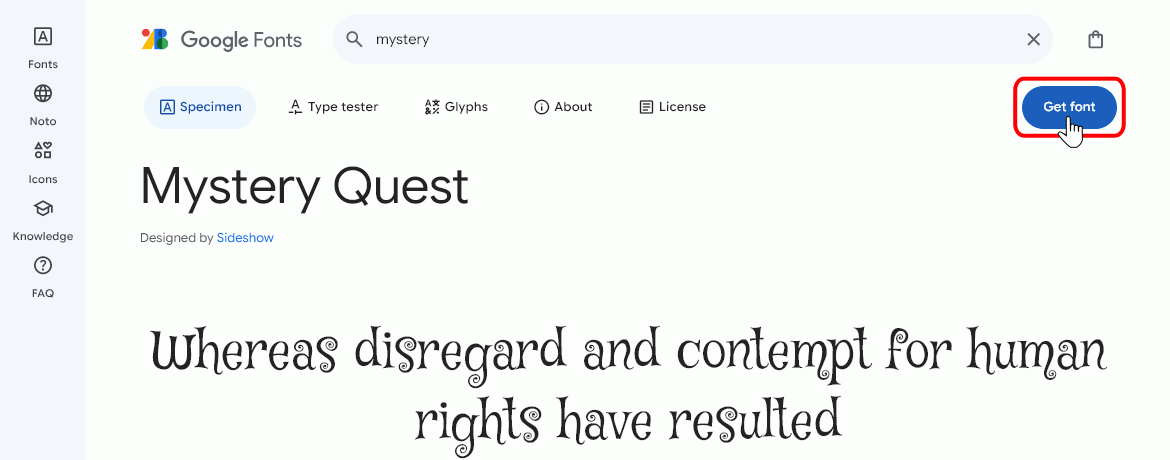 Google Fonts