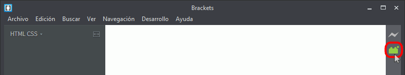 Brackets. Actualizar extensiones