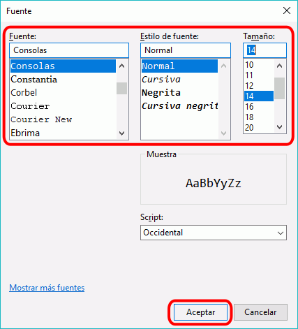 Eclipse PHP - Ventana Preferences > General > Appearance > Colors aananddns Fonts