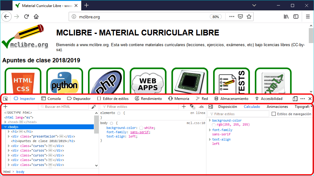 Herramientas para Desarrolador Web