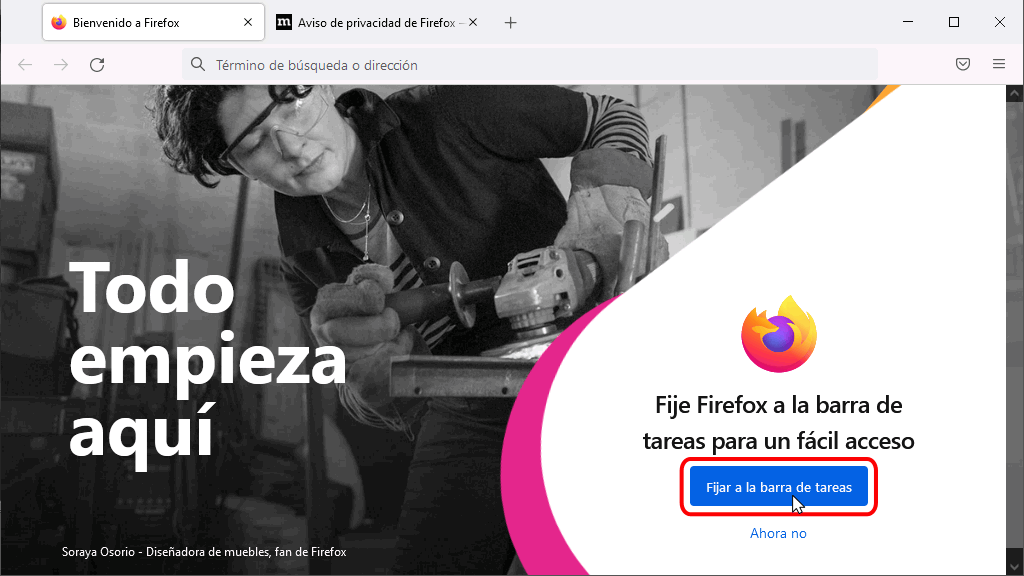 Firefox - Importación