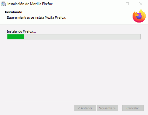 Firefox - Instalación - Instalando