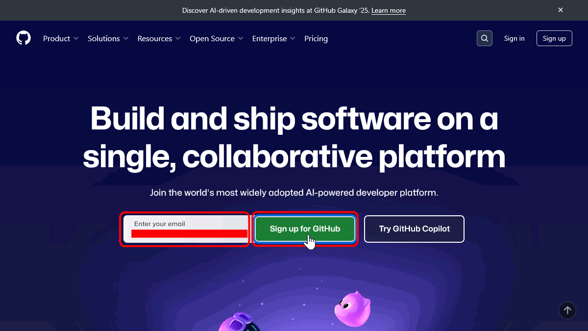 GitHub - Crear cuenta