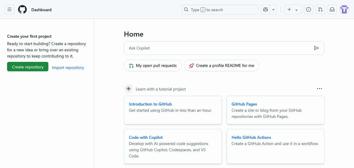 GitHub - Entrar en la cuenta