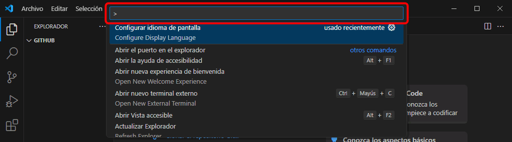 Clonar repositorio GitHub con VSC