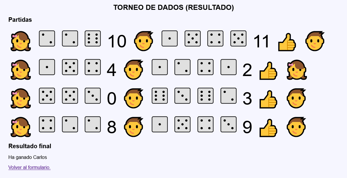 Torneo de dados