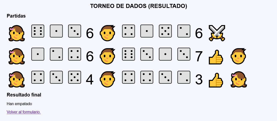 Torneo de dados