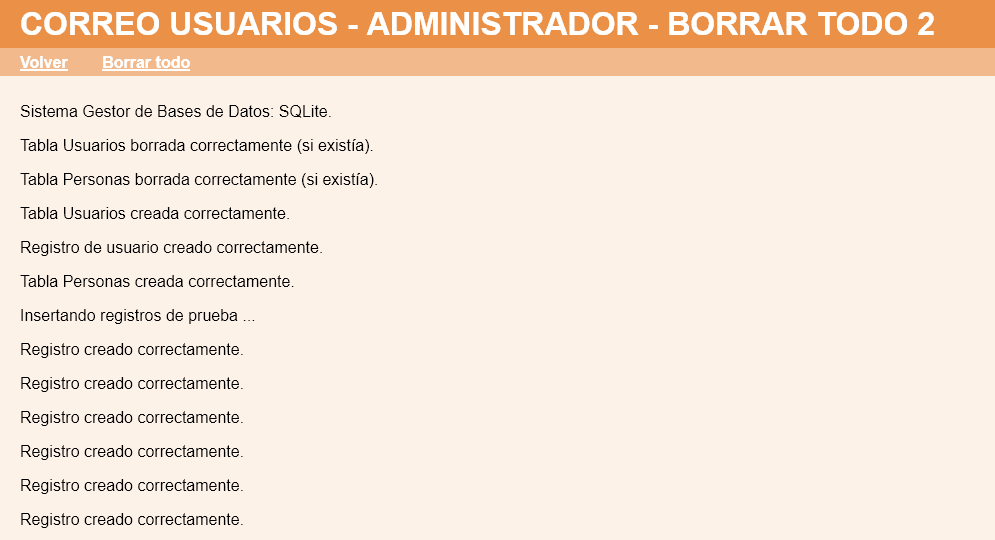 Correo de usuarios