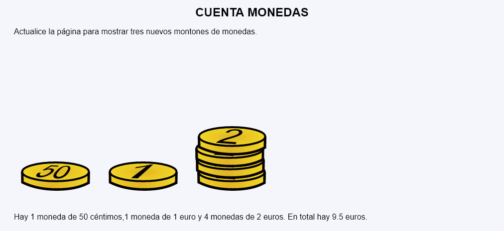 Cuenta monedas