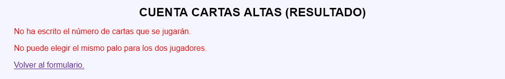 Cuenta cartas altas