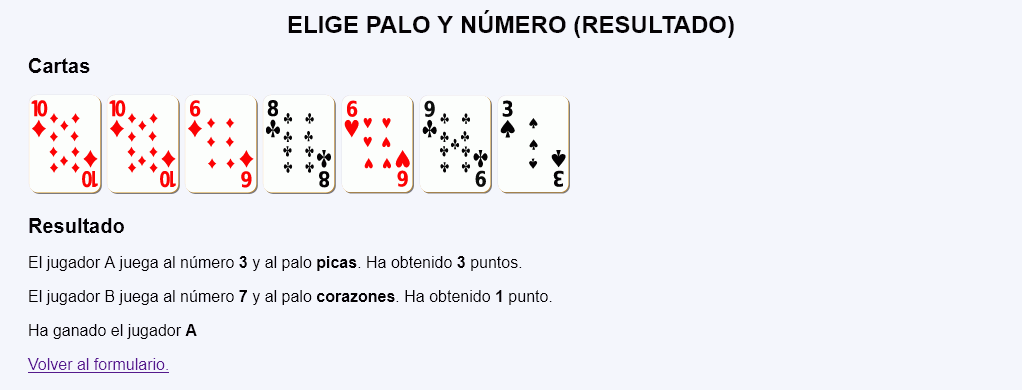 Elige palo y número