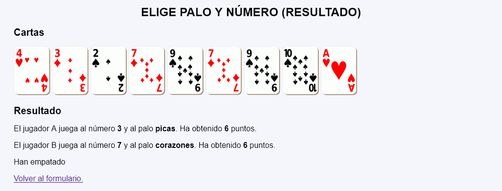 Elige palo y número