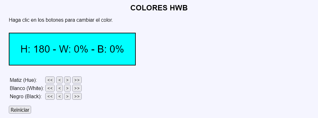 Colores HWB