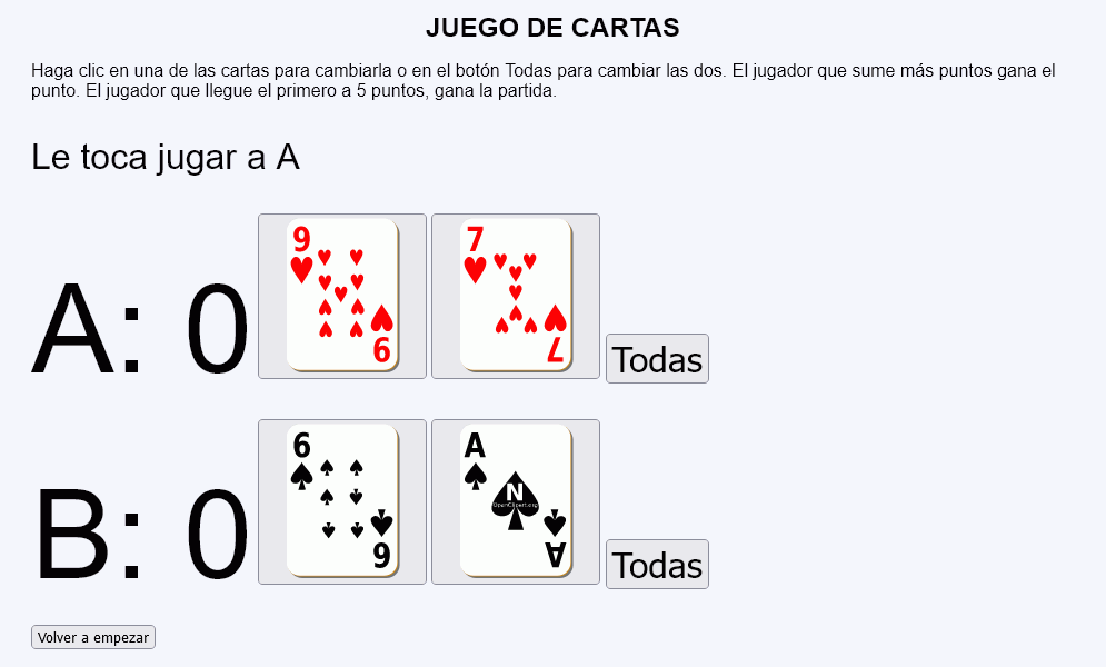 Juego de cartas