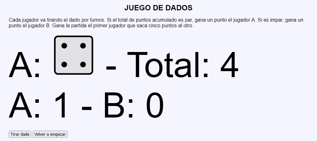 Juego de dados