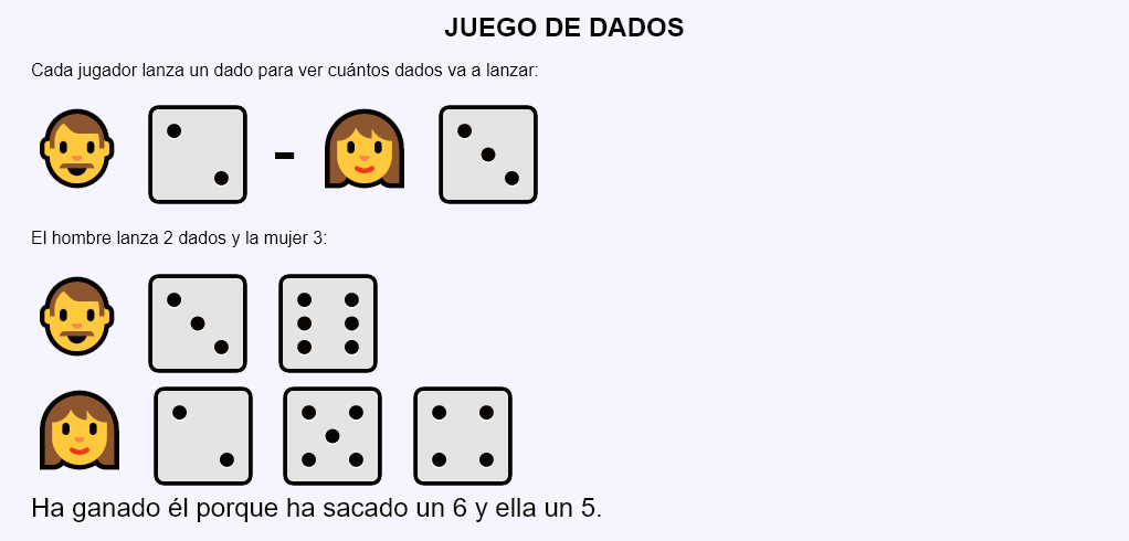 Juego de dados