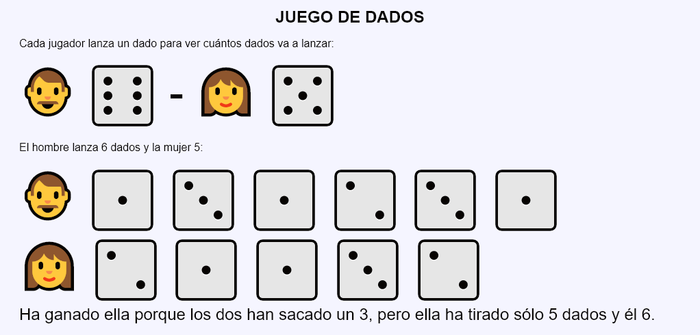 Juego de dados