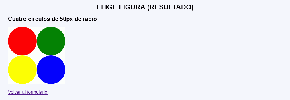 Elige figura y tamaño