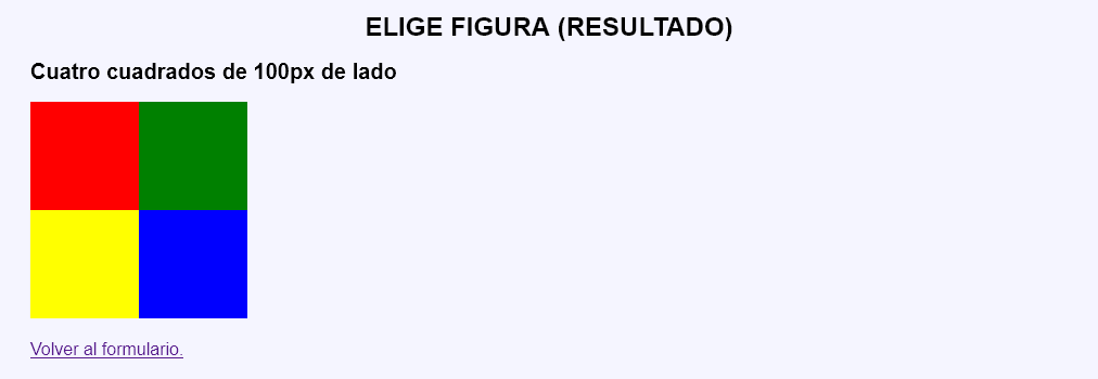 Elige figura y tamaño