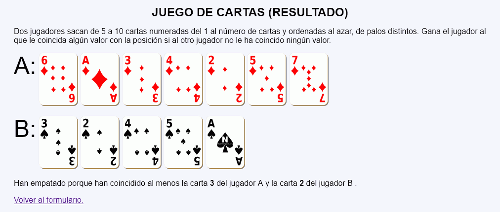 Juego de cartas