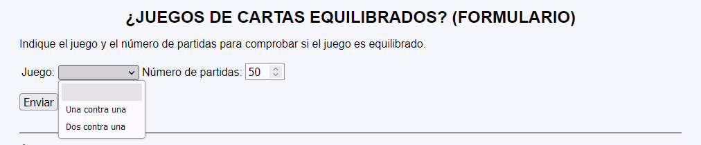 ¿Juegos de cartas equilibrados?