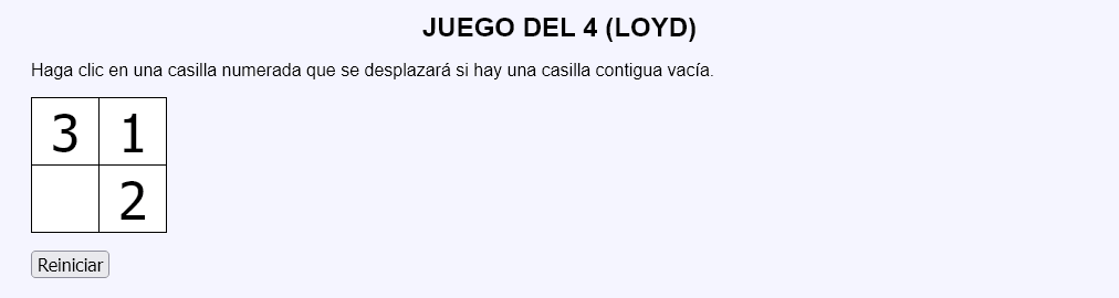 Juego del 4 (Sam Loyd)