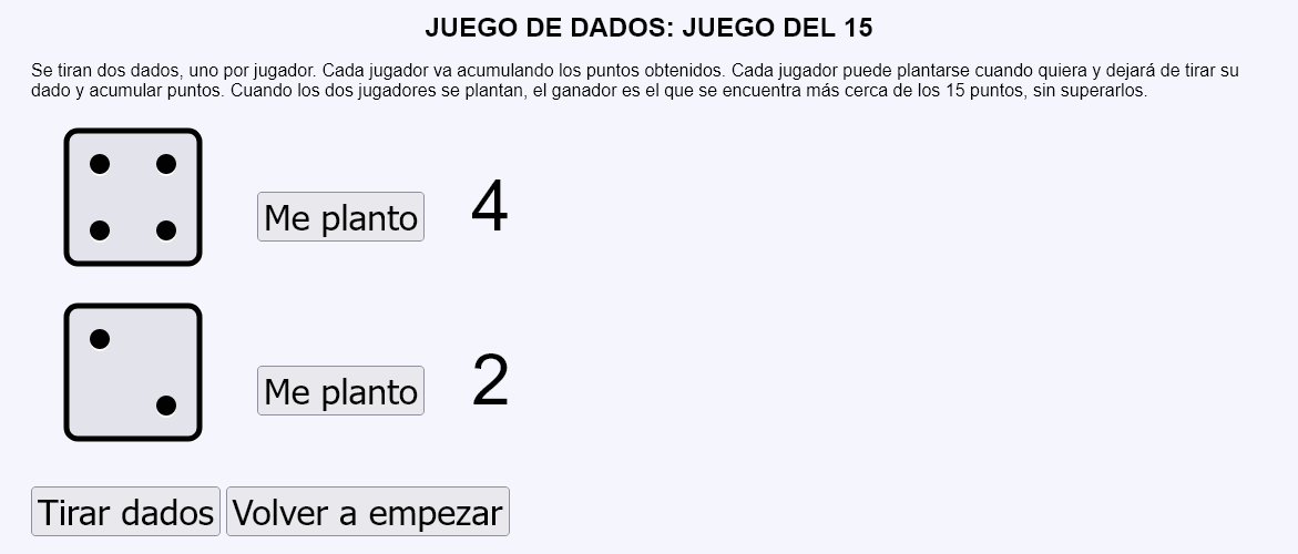 Juego de dados