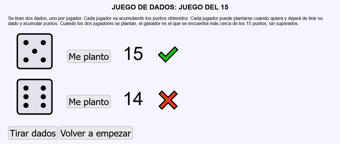 Juego de dados