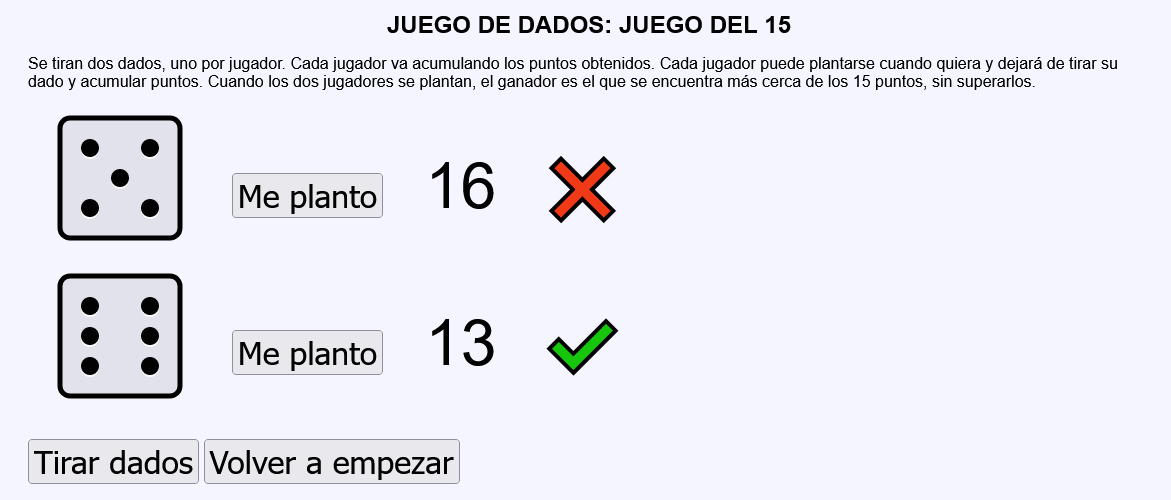 Juego de dados