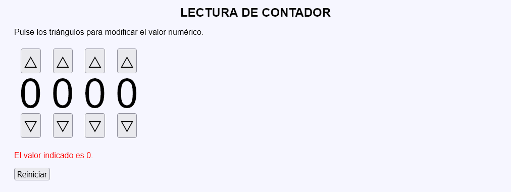 Lectura de contador