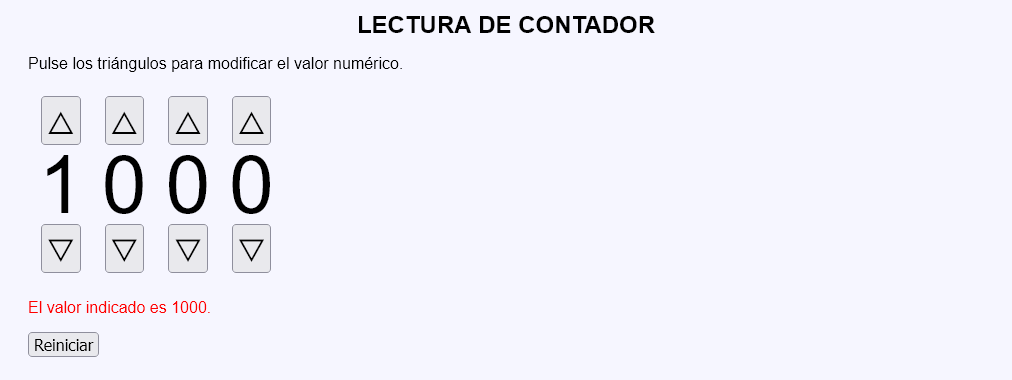 Lectura de contador