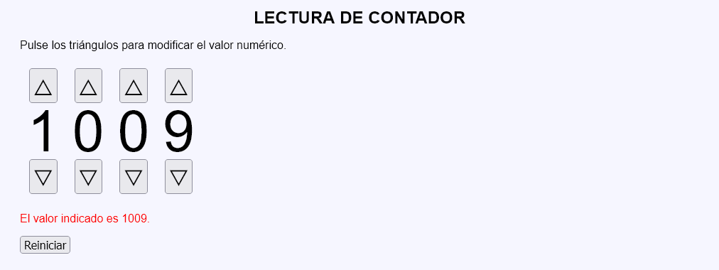 Lectura de contador