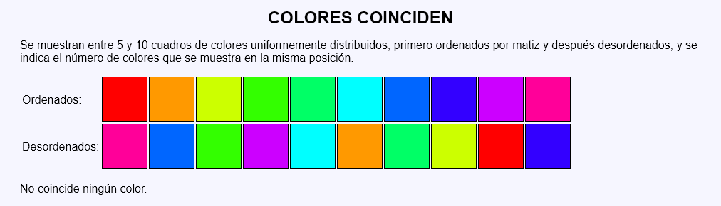 Colores coinciden