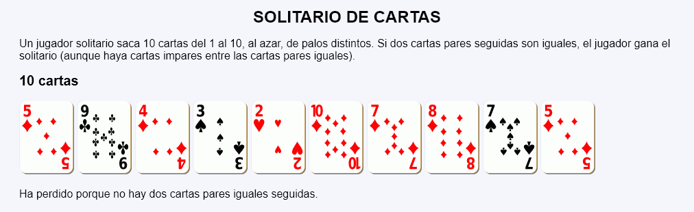 Solitario de cartas