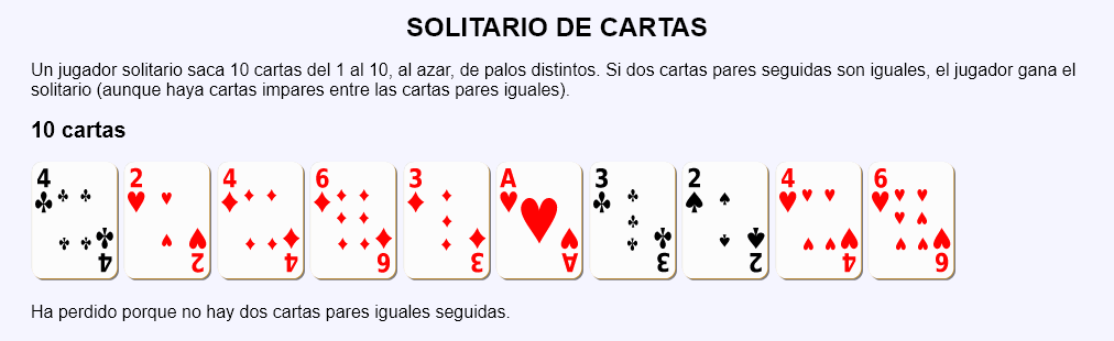 Solitario de cartas