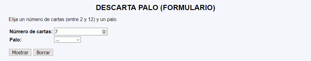 Descarta palo