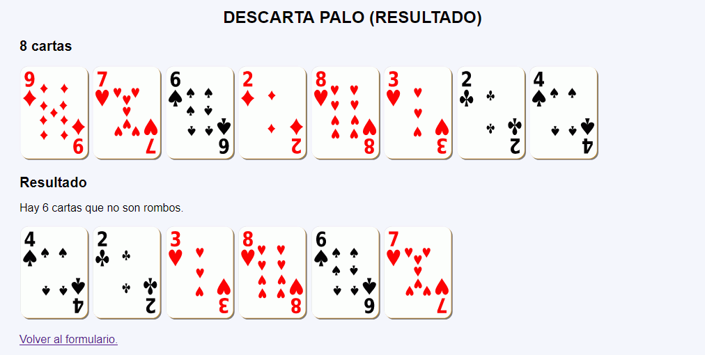 Descarta palo