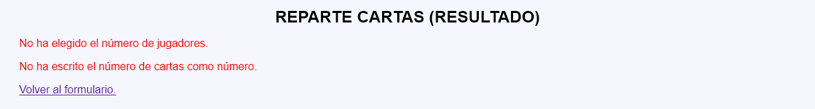Reparte cartas
