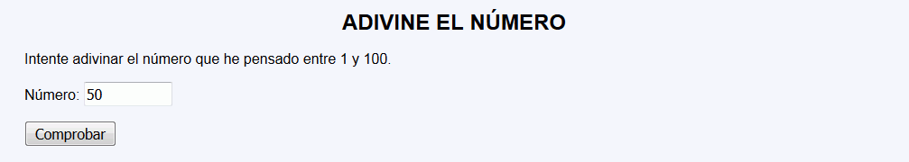 Adivine el número