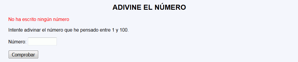 Adivine el número