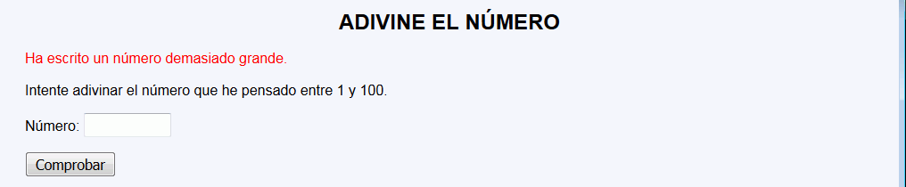 Adivine el número