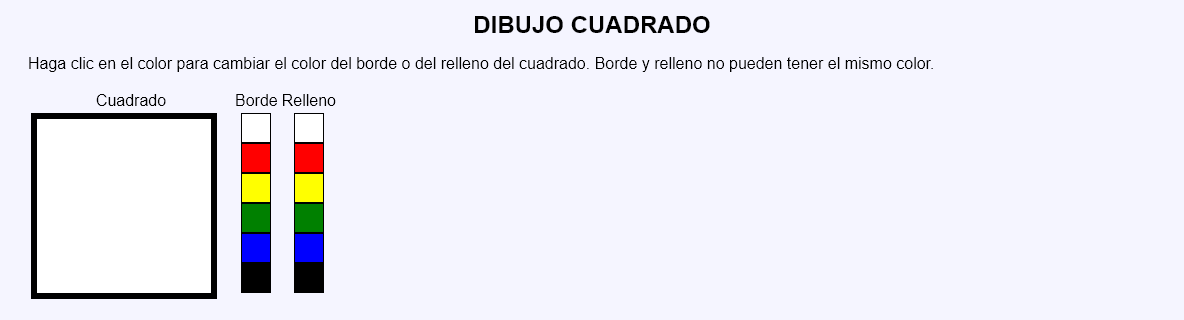 Dibujo cuadrado